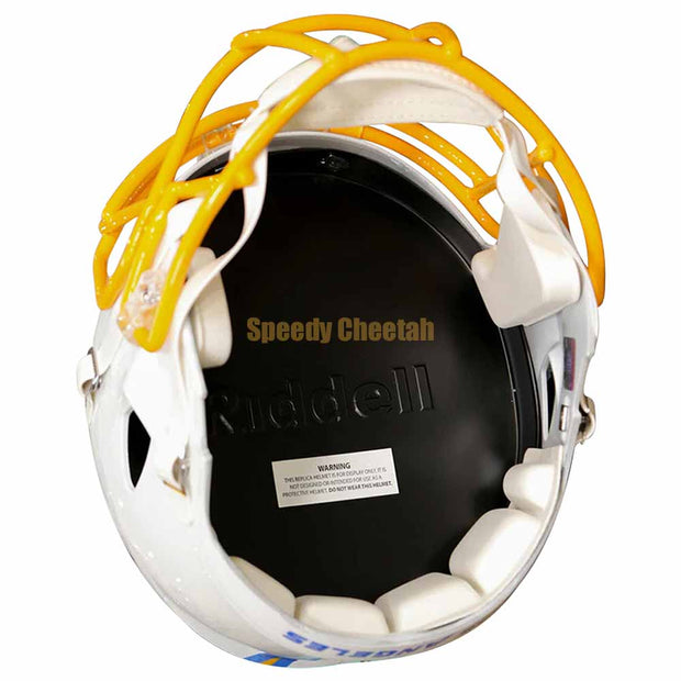 LA Chargers Riddell Speed Replica Helmet Inside View