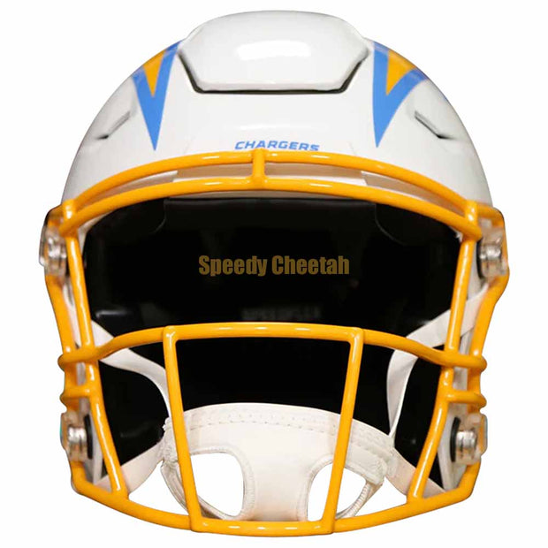 LA Chargers Riddell SpeedFlex Authentic Helmet Front View