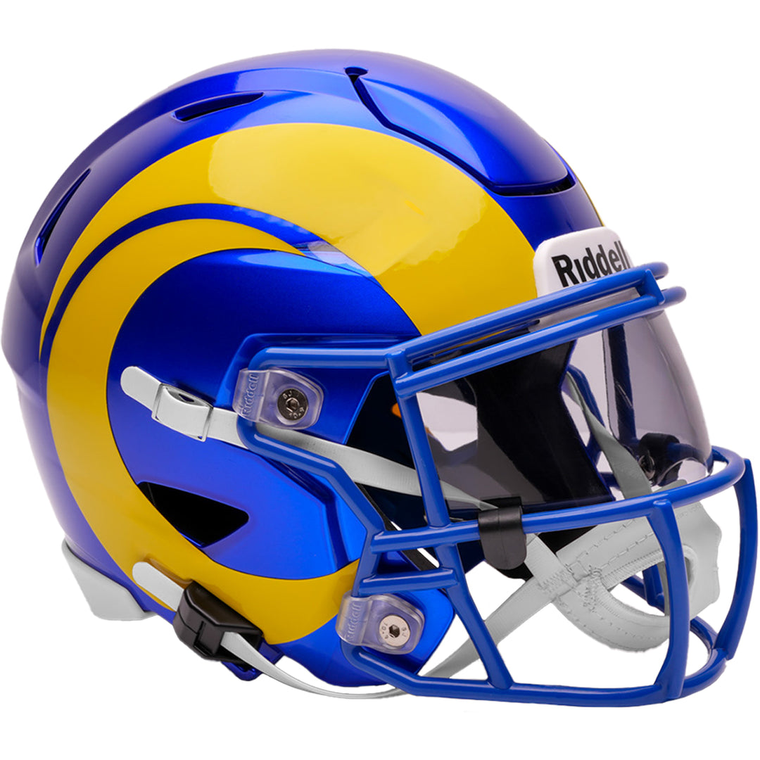 LA Rams Riddell SpeedFlex Mid-Size MIDI Helmet – The Speedy Cheetah LA Rams Riddell SpeedFlex Mid-Size MIDI Helmet – The Speedy Cheetah