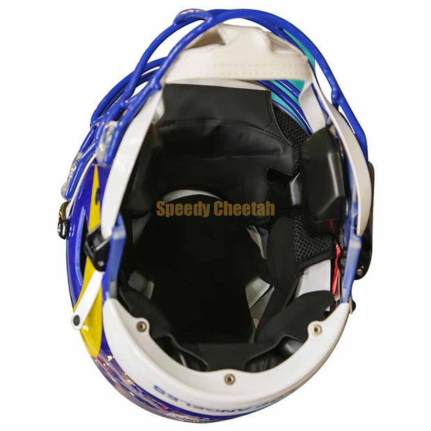 LA Rams Riddell SpeedFlex Authentic Helmet Inside View