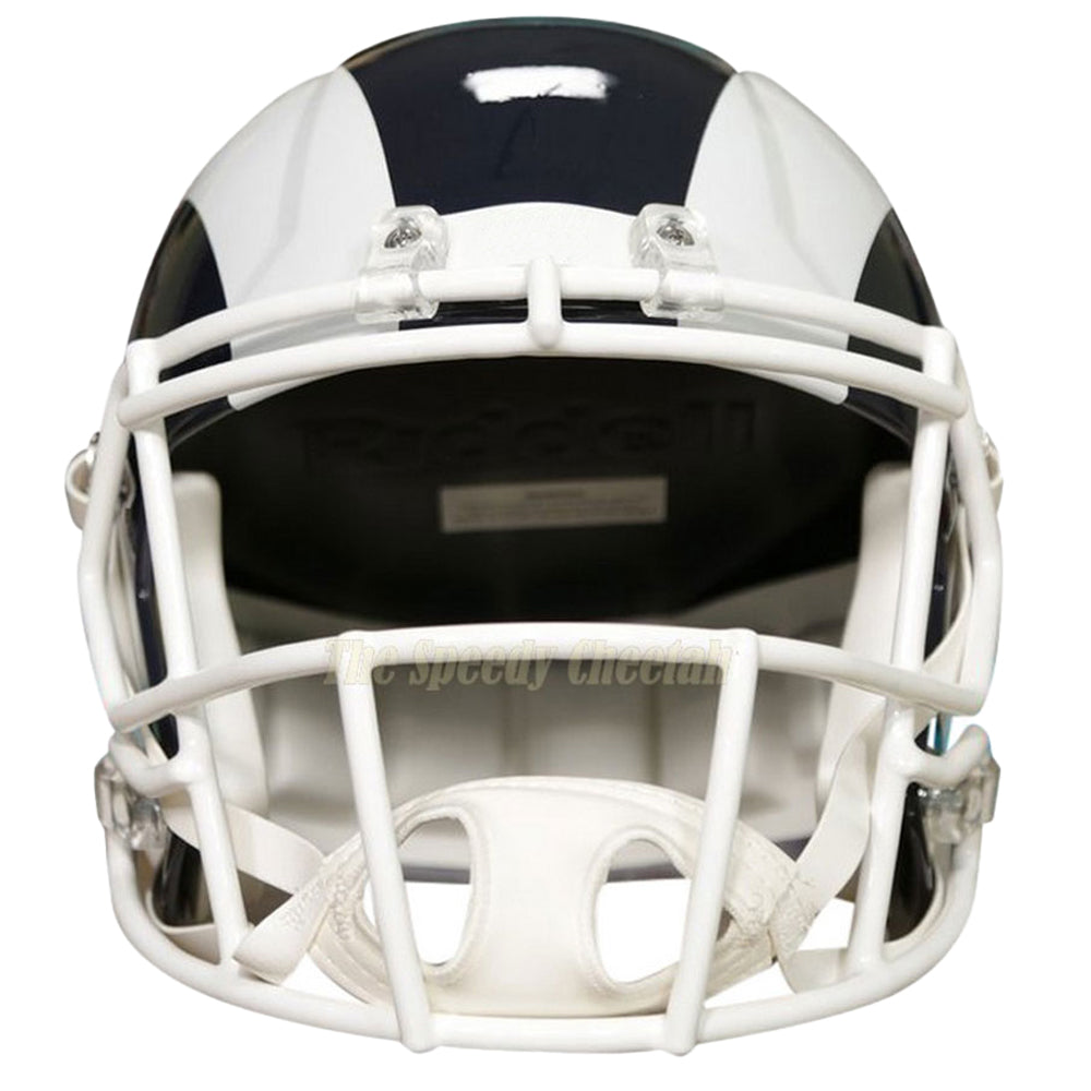 LA Rams Riddell Speed Replica Helmet - Throwback White Horns