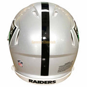Las Vegas Raiders Riddell Speed Authentic Helmet Back View