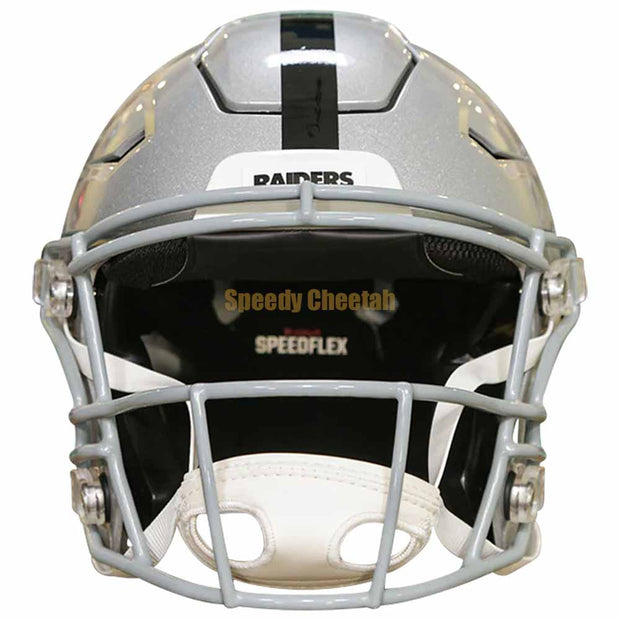 Las Vegas Raiders Riddell SpeedFlex Authentic Helmet Front View
