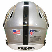 Las Vegas Raiders Riddell SpeedFlex Authentic Helmet Back View