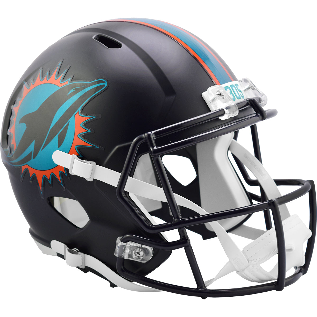 Riddell Miami Dolphins Speed Replica Helmet - Thumbnail 4