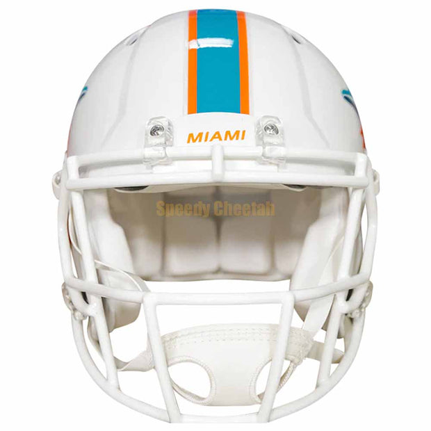 Miami Dolphins Riddell Speed Authentic Helmet Front View