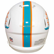 Miami Dolphins Riddell Speed Authentic Helmet Back View