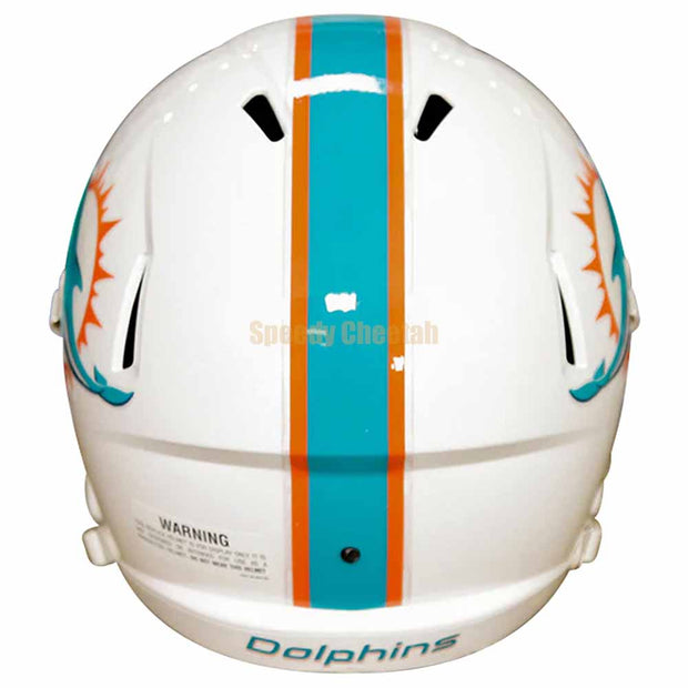 Miami Dolphins Riddell Speed Replica Helmet Side View