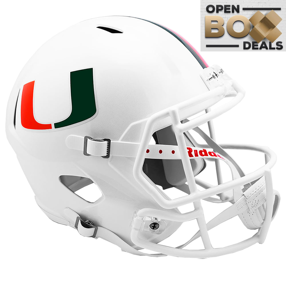 Miami Hurricanes Riddell Speed Replica Helmet - OPEN BOX