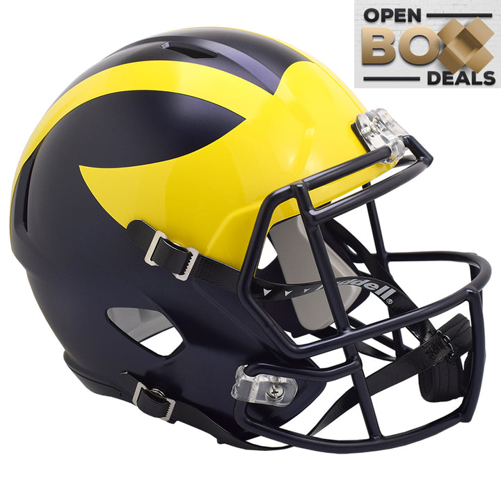 Michigan Wolverines Riddell Speed Replica Helmet - OPEN BOX