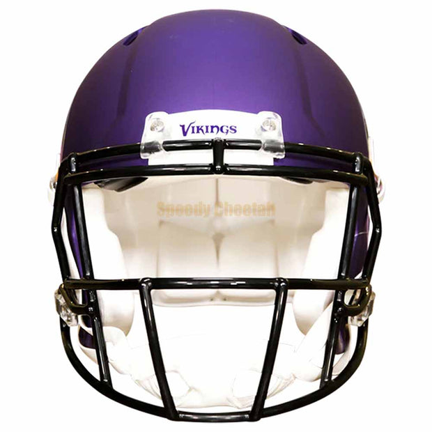 Minnesota Vikings Riddell Speed Authentic Helmet Front View