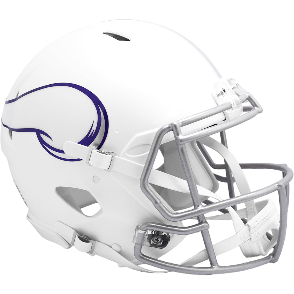 Minnesota Vikings Riddell Speed Authentic Helmet - White Alternate 2024