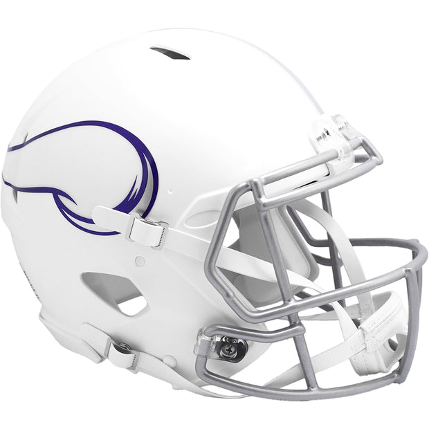 Minnesota Vikings Riddell Speed Authentic Helmet - White Alternate