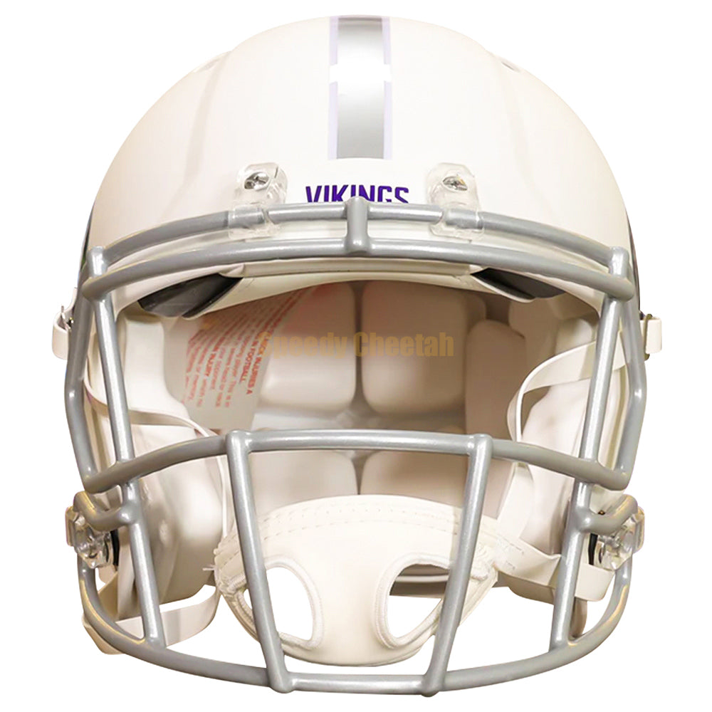 Minnesota Vikings Riddell Speed Authentic Helmet - White Alternate 2024