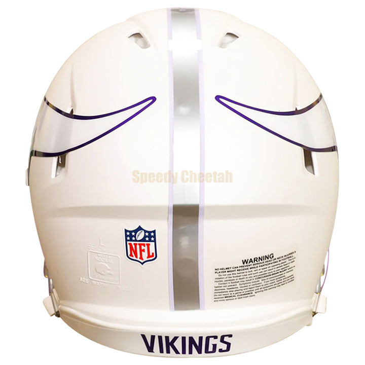 Minnesota Vikings Riddell Speed Authentic Helmet - White Alternate 2024