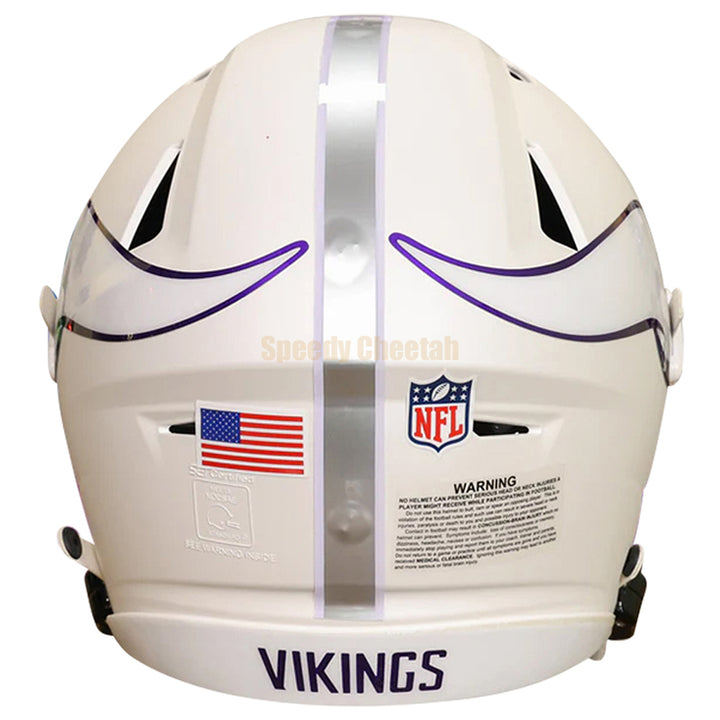 Minnesota Vikings Riddell SpeedFlex Authentic Helmet - White Alternate 2024