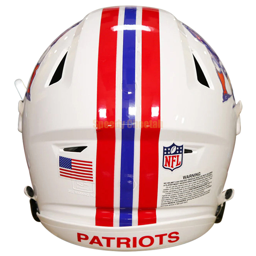 New England Patriots Riddell SpeedFlex Authentic Helmet - Throwback 1982-1989