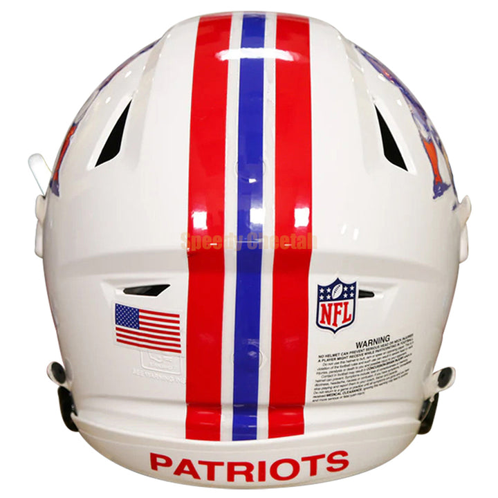 New England Patriots Riddell SpeedFlex Authentic Helmet - Throwback 1982-1989