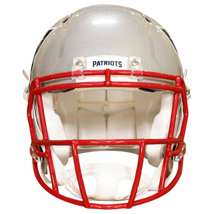 New England Patriots Riddell Speed Authentic Helmet Front View