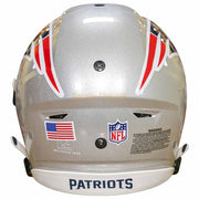 New England Patriots Riddell SpeedFlex Authentic Helmet Back View