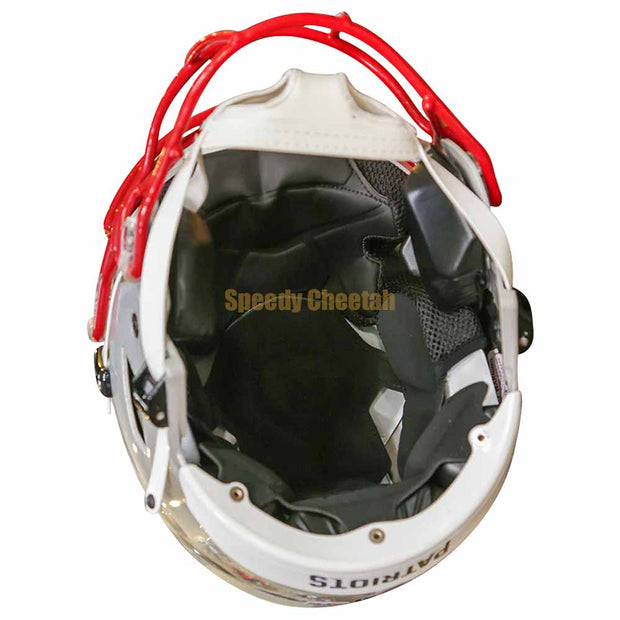 New England Patriots Riddell SpeedFlex Authentic Helmet Inside View