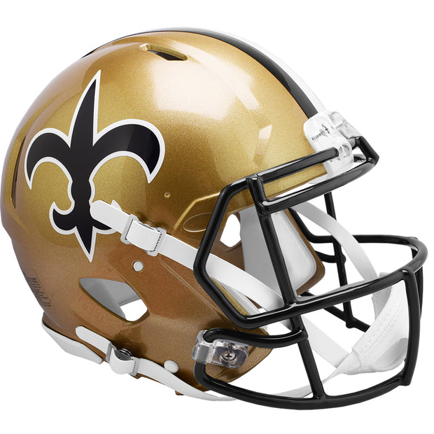 New Orleans Saints Riddell Speed Authentic Helmet - Throwback 1976-1999