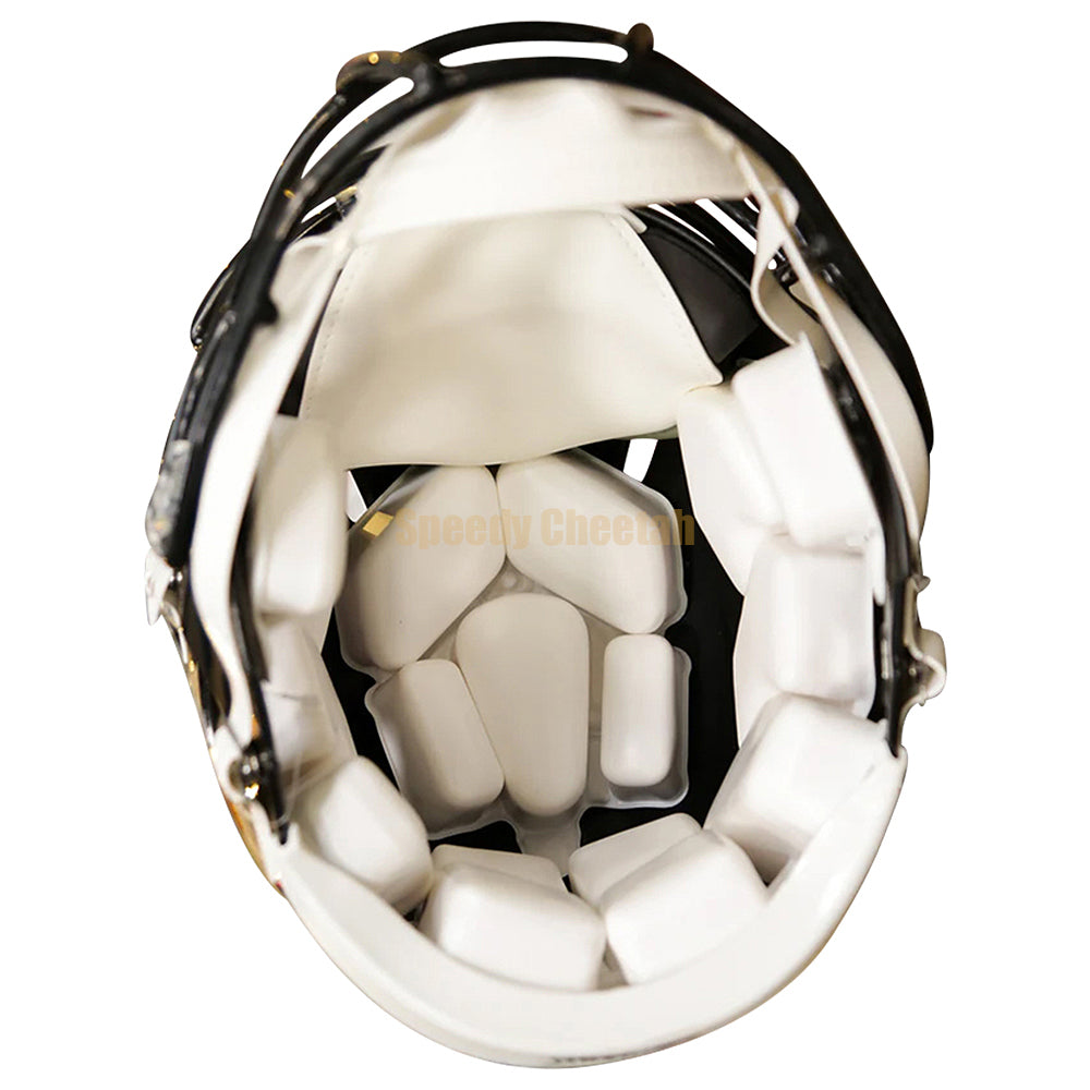 all saints central football helmet New Orleans Saints Riddell Speed Authentic Helmet