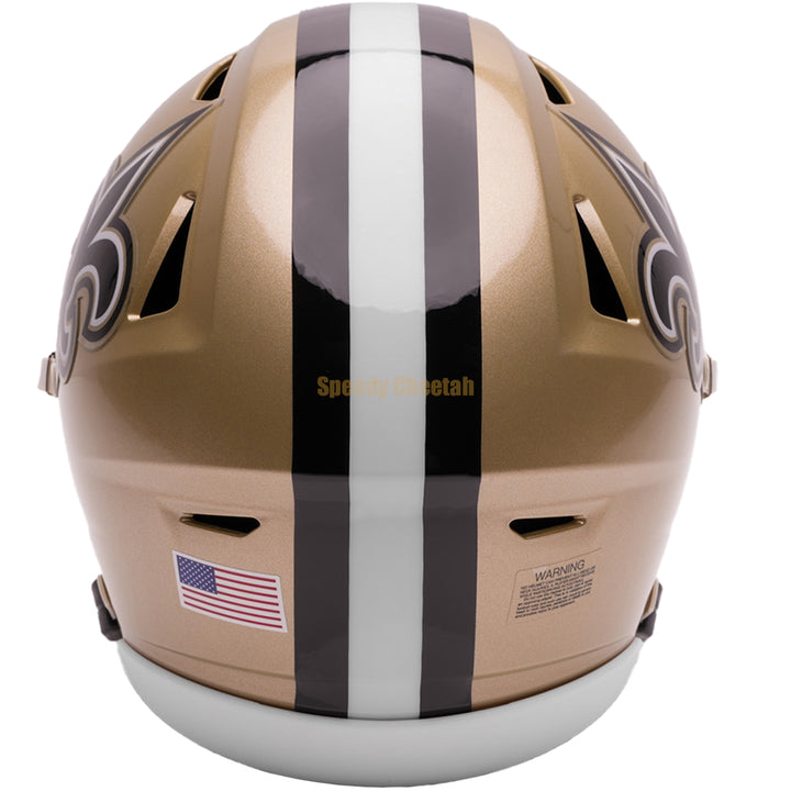 New Orleans Saints Riddell SpeedFlex Mid-Size MIDI Helmet