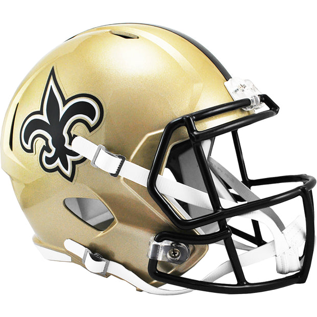 New Orleans Saints Riddell Speed Replica Helmet Main View