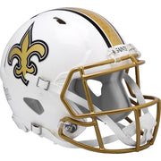 New Orleans Saints Riddell Speed Authentic Helmet - White Alternate 2025