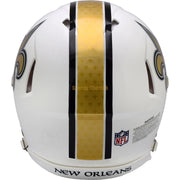 New Orleans Saints Riddell Speed Authentic Helmet - White Alternate 2025