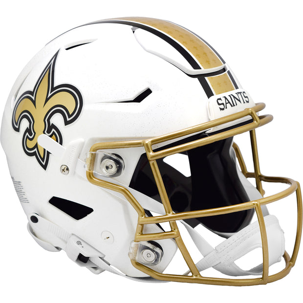 New Orleans Saints Riddell SpeedFlex Authentic Helmet - White Alternate 2025