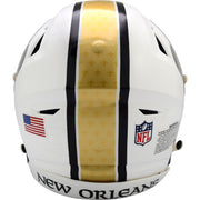 New Orleans Saints Riddell SpeedFlex Authentic Helmet - White Alternate 2025