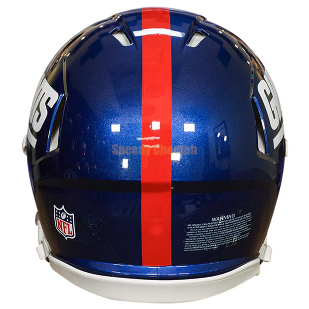 New York Giants Color Rush Speed Authentic Football Helmet