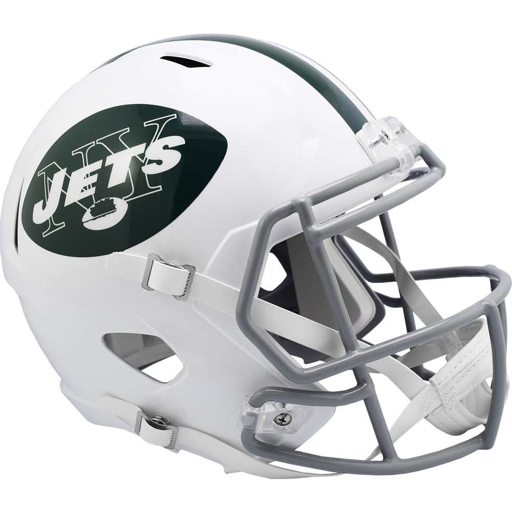 New York Jets Speed Replica Helmet - Throwback 1965-1977 – The Speedy ...