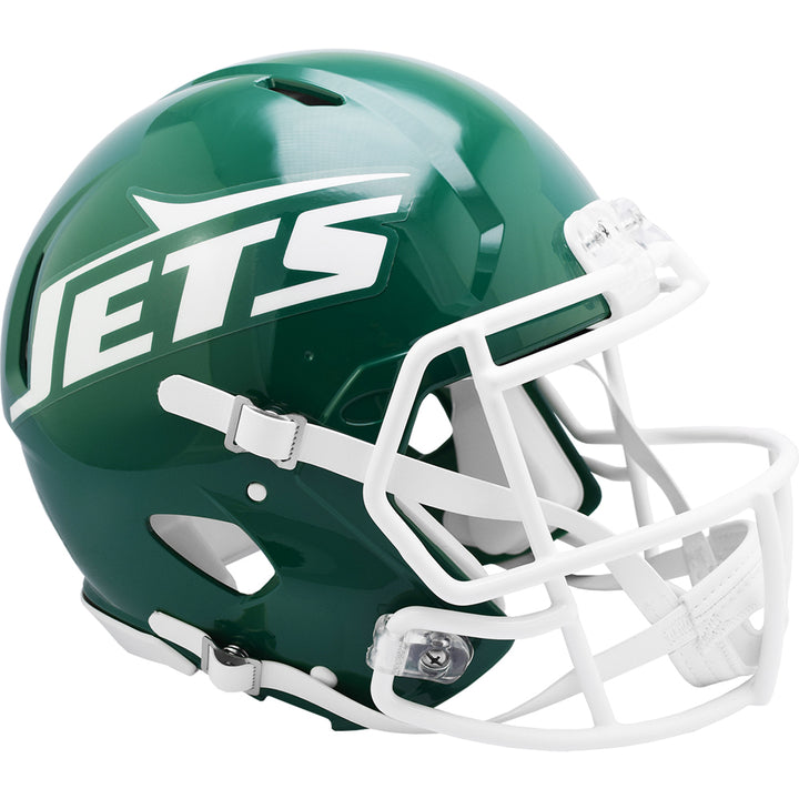 Jets Rave Helmet New York Jets Riddell Speed Authentic Helmet - Throwback 1978-1989 ...