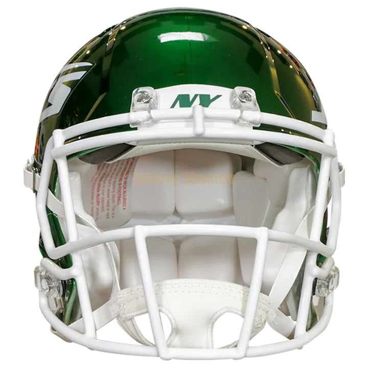 Jets Rave Helmet New York Jets Riddell Speed Authentic Helmet – The Speedy Cheetah