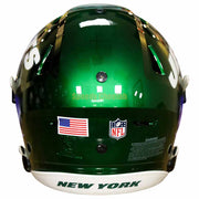 New York Jets Riddell SpeedFlex Authentic Helmet Back View