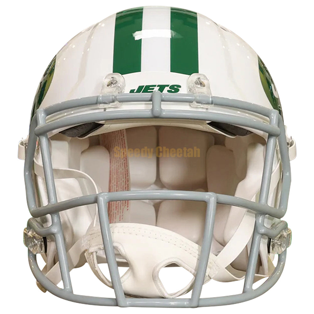 Jets Rave Helmet New York Jets Riddell Speed Authentic Helmet - White Alternate 2024 ...