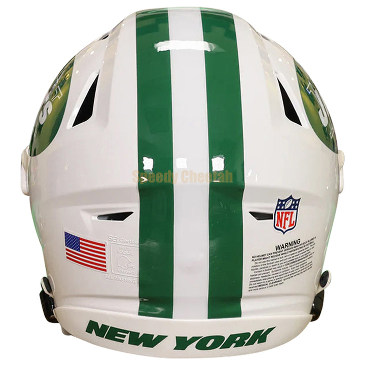 NY Jets Riddell SpeedFlex Authentic Helmet - White Alternate 2024