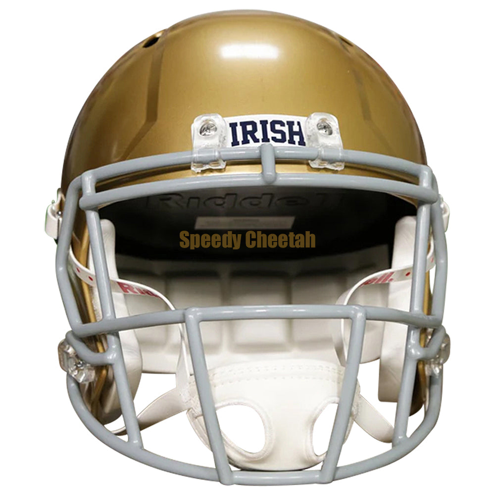 Riddell Notre Dame Fighting Irish Speed Replica Helmet - Thumbnail 5