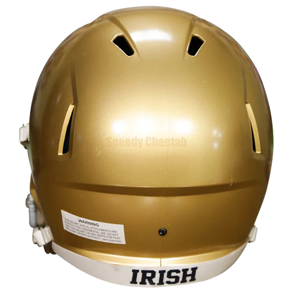Riddell Notre Dame Fighting Irish Speed Replica Helmet - Thumbnail 4