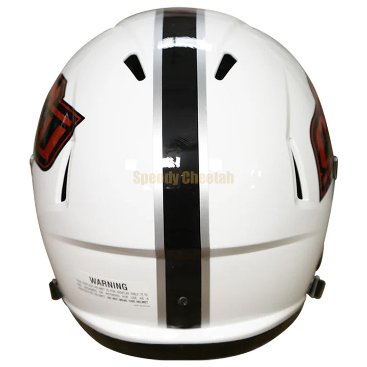 OK State Cowboys Riddell Speed Replica Helmet - Chrome Decal