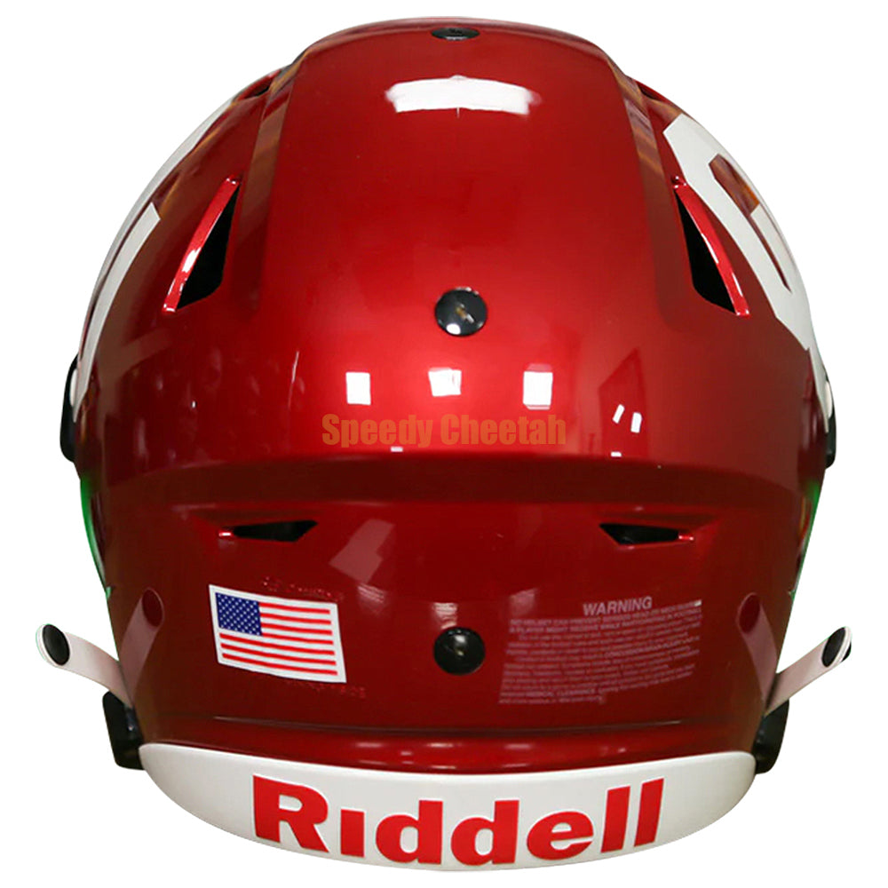 authentic ou football helmet Oklahoma Sooners Riddell NCAA Riddell Full Size Authentic Speed Flex Helmet