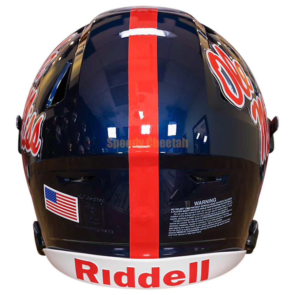 cheetah helmet icon Ole Miss Rebels Authentic Speedflex