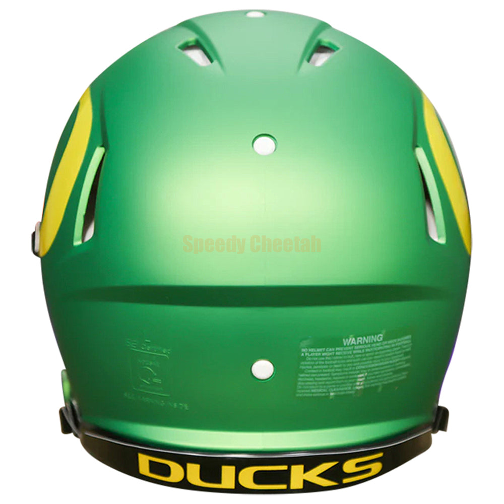 authentic oregon ducks football helmet JUSTIN HERBERT SIGNED APPLE FULL SIZE BE Super Sports Center Oregon Ducks Riddell Speed Mini