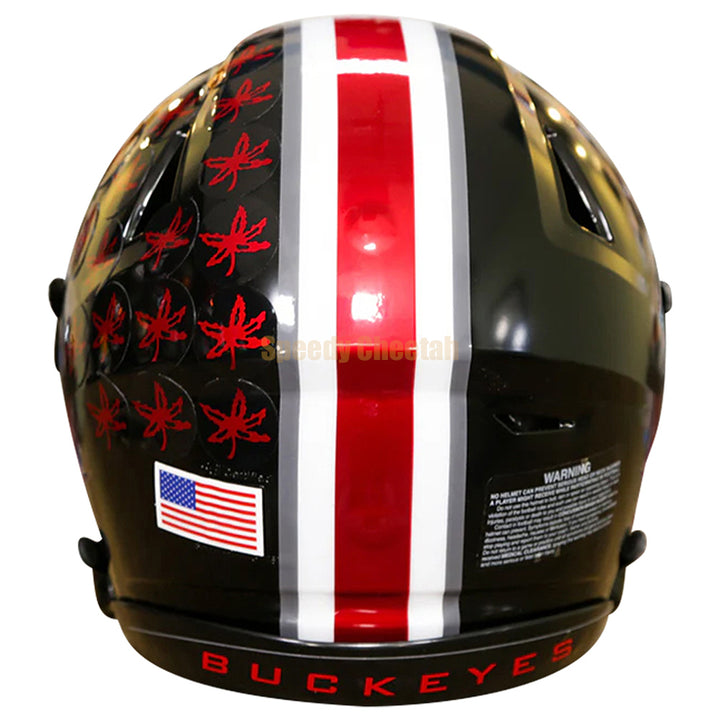 OSU Buckeyes Riddell SpeedFlex Authentic Helmet - Black