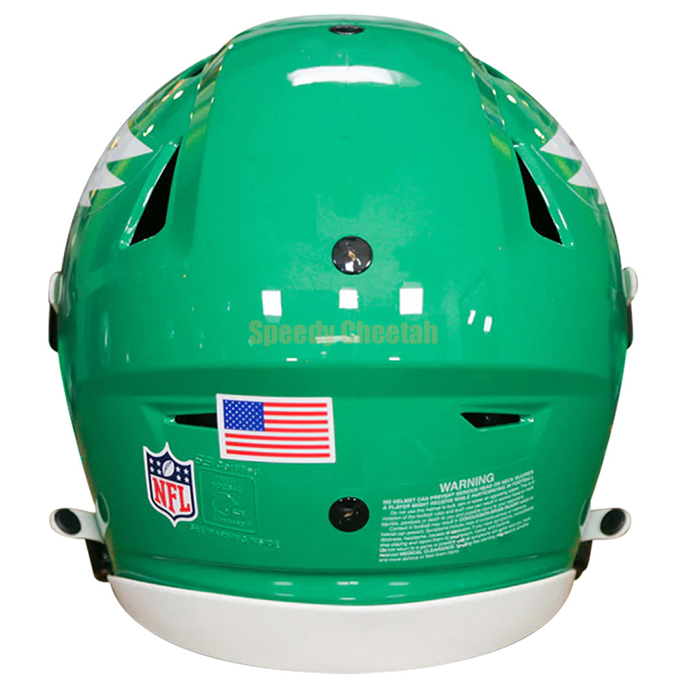 green speedflex helmet Philadelphia Eagles Helmet Riddell Authentic Full Size SpeedFlex Style On-Field Alternate 2023