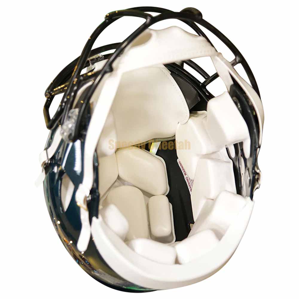 Philadelphia Eagles Riddell Speed Authentic Helmet Inside View