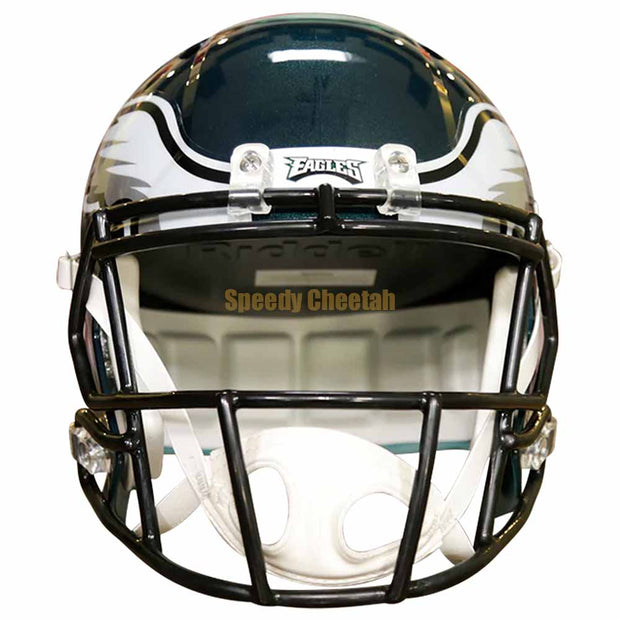 Philadelphia Eagles Riddell Speed Replica Helmet Front View